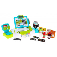 Detská pokladňa s váhou a čítačkou čiarových kódov Inlea4Fun Happy Cashier - zelená/modrá Preview