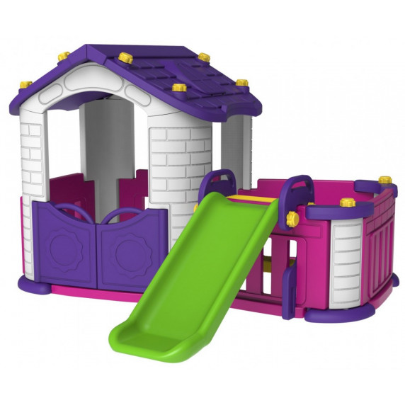 Detský záhradný domček 5 v 1 Inlea4Fun - fialový