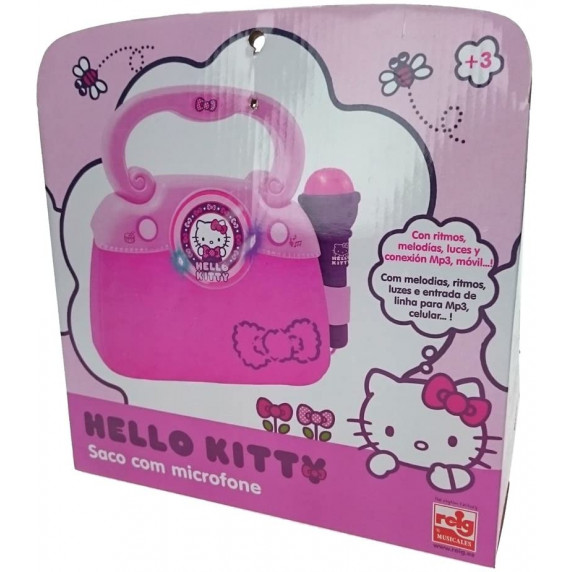 Trendy taška s mikrofónom a melódiou REIG Hello Kitty 