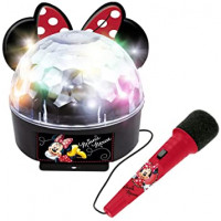 Disko guľa s mikrofónom a svetlom REIG Minnie Mouse 