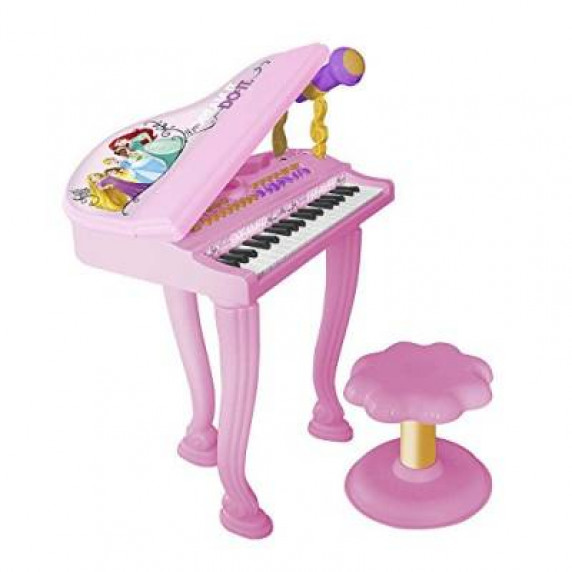 Elektrický klavír s mikrofónom a sedlom REIG Disney Princess 5299