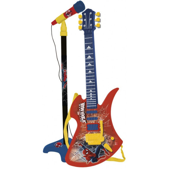 Mikrofón na stojane so 6 strunovou gitarou REIG Spiderman 