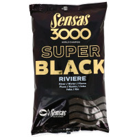 Krmítková zmes 3000 Super Black River 1 kg Sensas 11612 