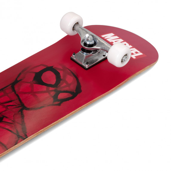 Drevený skateboard 79 x 20 x 10 cm MARVEL Spiderman Red