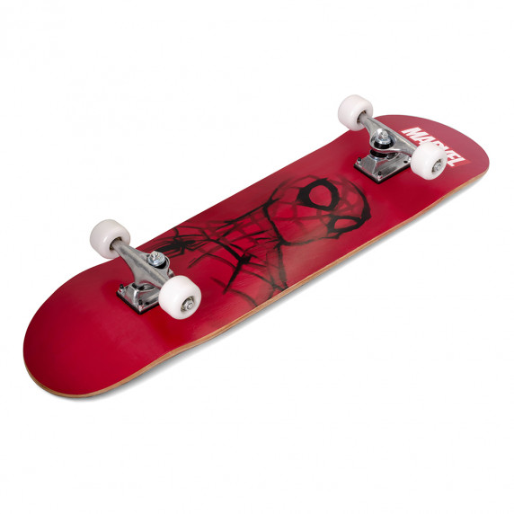 Drevený skateboard 79 x 20 x 10 cm MARVEL Spiderman Red