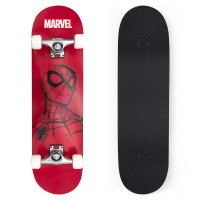 Drevený skateboard 79 x 20 x 10 cm MARVEL Spiderman Red 