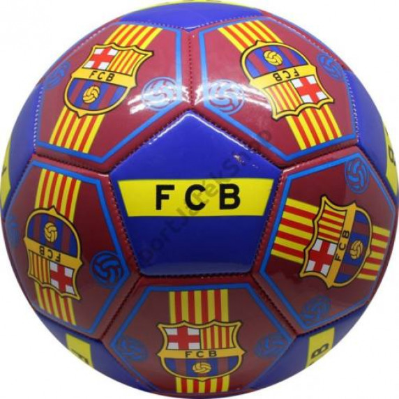 Futbalová lopta SPARTAN FC Barcelona All Logos