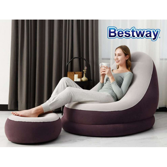 Nafukovacie kreslo BESTWAY 75053 Comfort Crusier Air Chair - burgundy