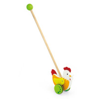 Drevená jazdiaca hračka Viga - sliepočka 