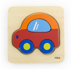 Drevené puzzle pre najmenších Viga Auto Preview